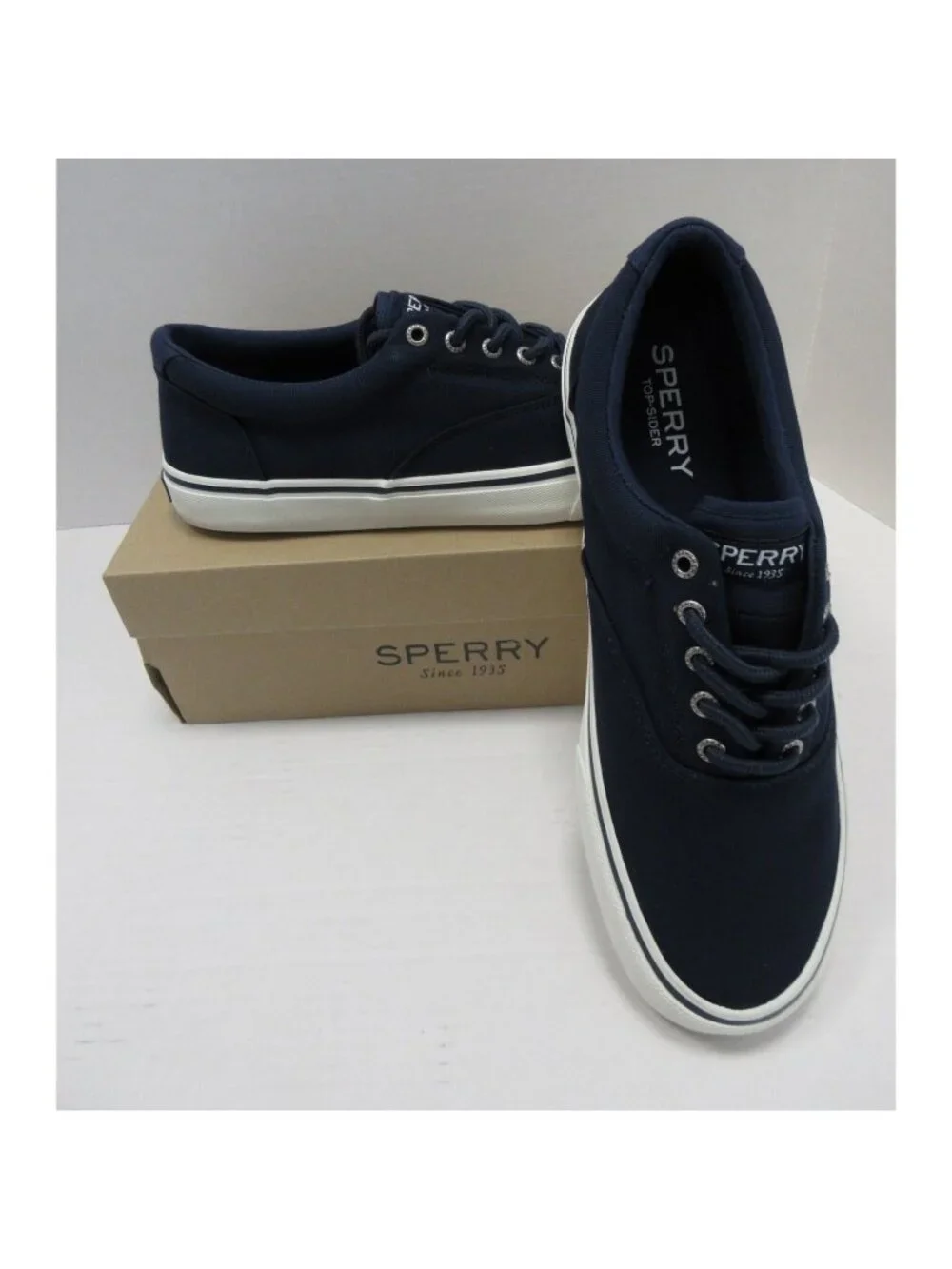 Sperry Top Sider Sneakers 11 M Striper II CVO Canvas Boat Shoes NEW